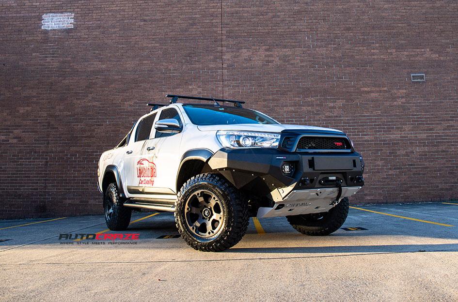 TOYOTA HILUX N80 4WD BEAST BLACK MACHINED WITH DARK TINT